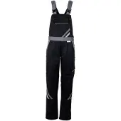 Planam Highline Damen Latzhose schwarz/schiefer/zink 54