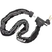 Fischer Kettenschloss FAHRRAD "PROTEC PLUS+ CK100", schwarz, SicherheitsschlösserB:13cm L:100cm Ø:8,3mm, Stahl, Kettenschloss, B:13cm L:100cm Ø:8,3mm