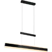 TRIO Moderne Pendelleuchte Arcola 152cm schwarz
