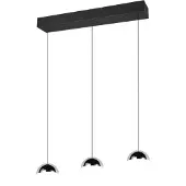 Reality Leuchten Pendelleuchte LED SANTA BHT 62x150x10 cm silber