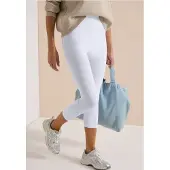 Cecil 3/4-Leggings Capri mit Stretch und elastischem Bund