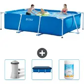 Intex Rechteckiger Frame Pool - 300x200x75 cm - 4-teilig SCB75