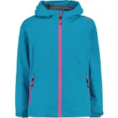 CMP - Girl's Jacket Fix Hood WP - Regenjacke Gr 110 türkis