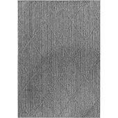 Morhane Patara Baka teppich indoor/outdoor läufer 80x250cm grau