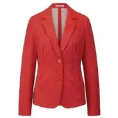 Peter Hahn Jersey-Blazer rot