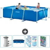 Intex Rechteckiger Frame Pool - 300x200x75 cm - 5-teilig SCB127