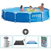 Intex Frame Pool Rund - 366x76 cm - 5-teilig SCB126