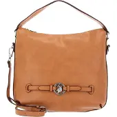U.S. POLO ASSN. Handtasche Umhängetasche New Delaware Hobo Bag Tan braun