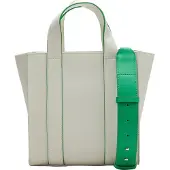 s.Oliver Handtasche Schultertasche Shopper Small Beige weiß
