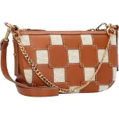 Fossil Umhängetasche Schultertasche Jolie Shoulder Bag Brown Patchwork braun