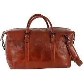 Mustang Leder Reisetasche Natal Manchester Travelbag Cognac braun