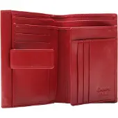 Esquire Geldbörse Silk 02 Wallet Red dunkelrot