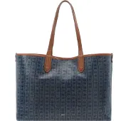 Fossil Schultertasche Shopper Williamson Tote Bag Blue Print dunkelblau