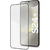 Celly Vollflächiger Displayschutz aus gehärtetem Glas für Galaxy S24+ 5G