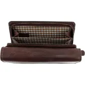 Bruno Banani Leder Geldbörse Lavato Wallet with Flap Brown braun