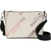 U.S. POLO ASSN. Schultertasche Umhängetasche Green Country Crossbody Cream-White creme