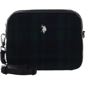 U.S. POLO ASSN. Umhängetasche Stripes Zip Crossbody Bag Black + Navy mehrfarbig