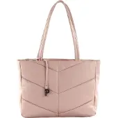 PICARD Leder Schultertasche Warm Up Shopper Rosequartz altrosa