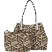 GUESS HWSA6995280TPG VIKKY TOTE Women TAUPE LOGO Size One Size