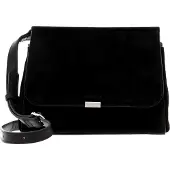 Saddler Leder Umhängetasche Uppsala Crossbody Bag Black schwarz