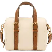 Fossil Handtasche Umhängetasche Charlie Mini Stachel Bone / Brown creme