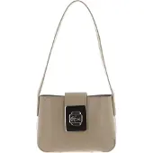 Lacoste Leder Schultertasche Amelia Shoulder Bag Viennois beige