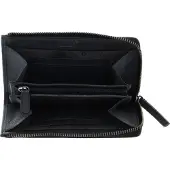 PICARD Leder Geldbörse Lesotho 1 Zip Wallet Black dunkelgrau