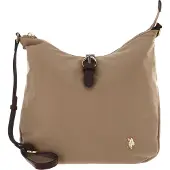 U.S. POLO ASSN. Schultertasche Houston Hobo Bag Warm Taupe beige