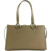 Lacoste Handtasche Schultertasche Celys Top Handle Bag Viennois hellbraun