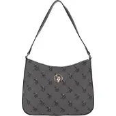 U.S. POLO ASSN. Schultertasche Hampton Hobo Bag Black schwarz