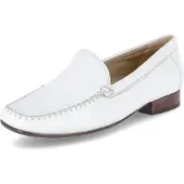 Sioux Slipper CAMPINA Damen Glattleder WeißGröße:61/2