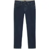 BOSS für Herren. 50564546 Jeans Delaware slim fit navy (36/32), Lässig, Baumwolle, Denim, Marine
