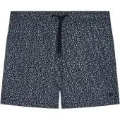 Emporio Armani für Herren. EM000583_AF20439 Schwarz gemusterter Badeanzug (S), Strandbekleidung, Polyester
