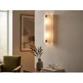 Meine Wunschleuchte Design LED Wandlampe mit Lampenschirm Glas, flach, Treppenhaus, innen, Flurlampe