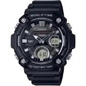 Casio Herrenuhr Schwarz -AEQ-120W-1AVEF