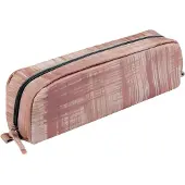 Clairefontaine 3329680084245, Weiches Federmäppchen, Leder, Pink, Muster, Reißverschluss, 210 mm