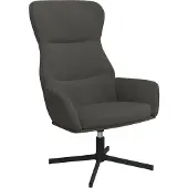Syfax Relaxsessel Dunkelgrau Samt