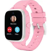 Lamax Sicherheits-Smartwatch für Kinder WatchY4 Play Rosa 1,4 Zoll mit GPS, Videoanruf, SOS-Taste, wasserdicht