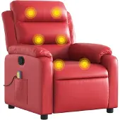 Sonstiges Massagesessel Rot Kunstleder