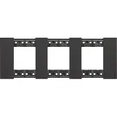 Legrand KA4802M3KG LivingNow Abdeckrahmen 3x2-modulig in der Farbausführung Black