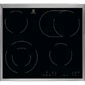 Electrolux EHF6346XOK, Schwarz, Integriert, Keramik, Glaskeramik, 4 Zone(n), 4 Zone(n)