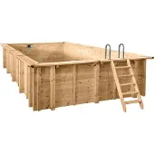 Interline Holzpool Bali 7,9m x 4,00m x1,38m Standard- Set