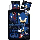 Sonic PHU CARBOTEX Sonic Bettbezug Lets Go - 140 x 200 cm - 70 x 90 cm