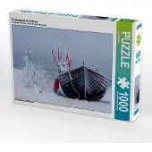 CALVENDO Fischerboot im Schnee 1000 Teile Puzzle quer 640x480mm, Ködder Rico; 7289117