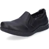Rieker Damen Slipper 48964-00 schwarz Gr. 38