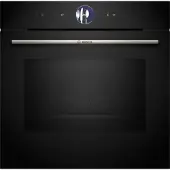 Bosch Backofen mit Mikrowelle "HMG776NB1", schwarz, B:59,4cm H:59,5cm T:54,8cm, Backöfen, Air Fry für knusprige Lebensmittel & automatische Selbstreinigung, Backofen mit Mikrowelle