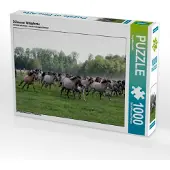 CALVENDO Dülmener Wildpferde 1000 Teile Puzzle quer 640x480mm, Keller Angelika; 7302243
