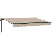 Syfax Elektrische Markise 3,5 x 2 m Beige 100% Polyester