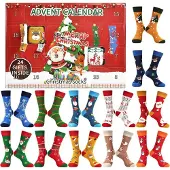 Sonstiges Jeasona Adventskalender Männer Socken 43-46 Weihnachtssocken Füllung 2024