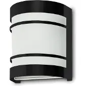 RADAM Kwazar Luminaire - Wandlampe, Wandleuchte, e27, 230V, Max. 60W, IP44, Schwarz